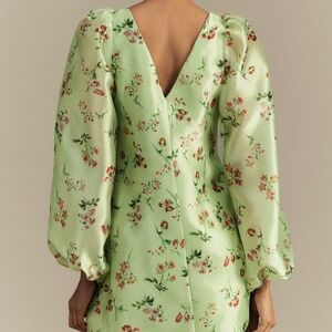 BHLDN Long-Sleeve Organza Dress